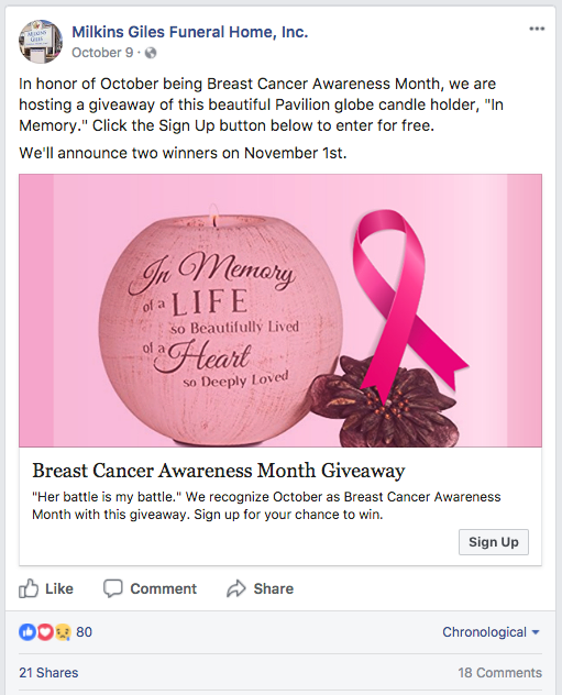 Kicking Off Breast Cancer Awareness Month